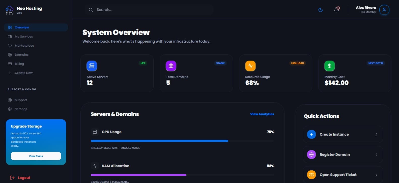 NEO Hosting Platform - 6