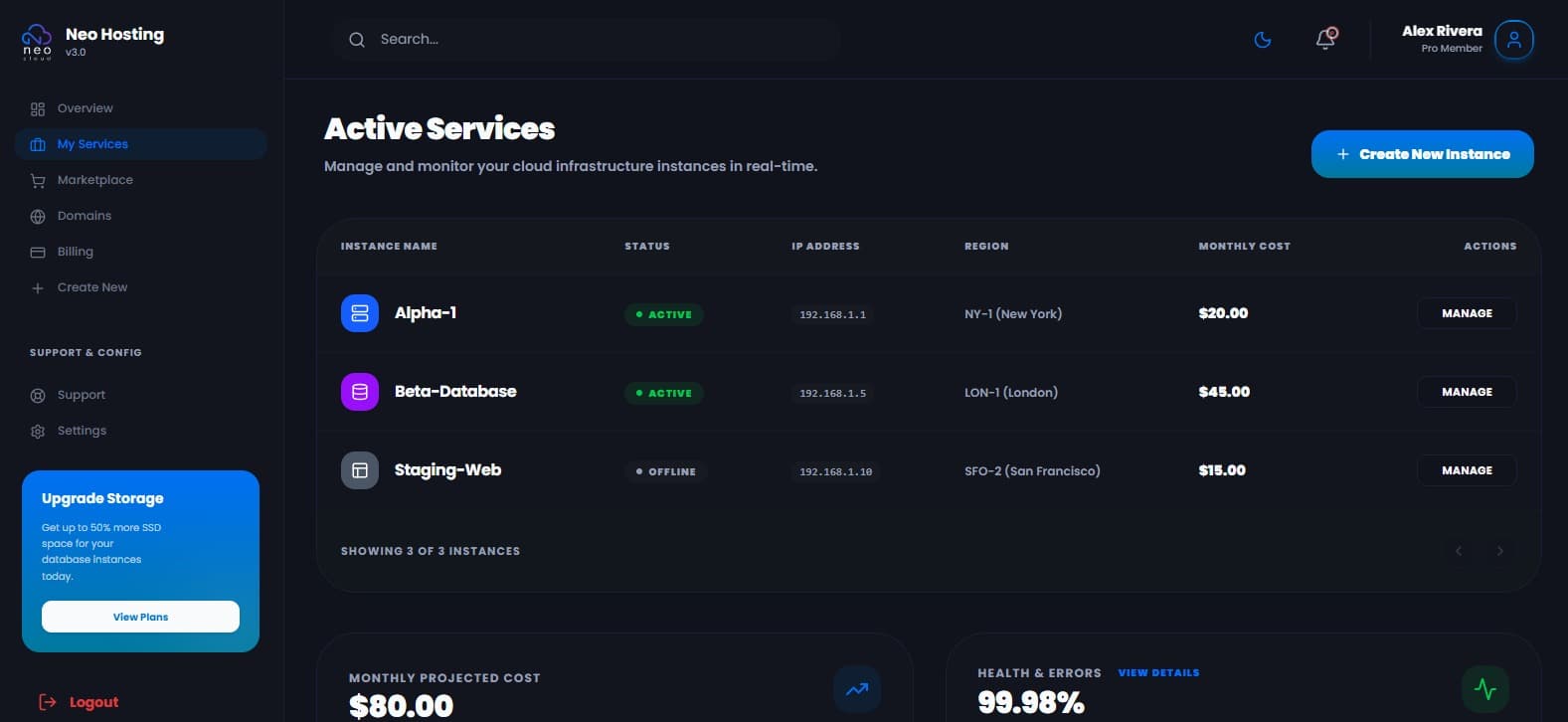 NEO Hosting Platform - 7