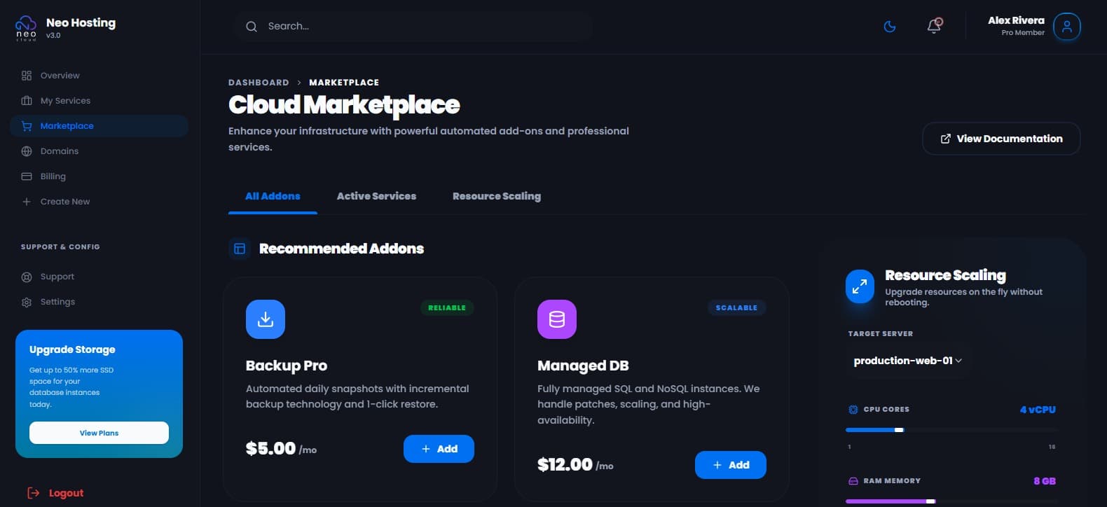 NEO Hosting Platform - 9
