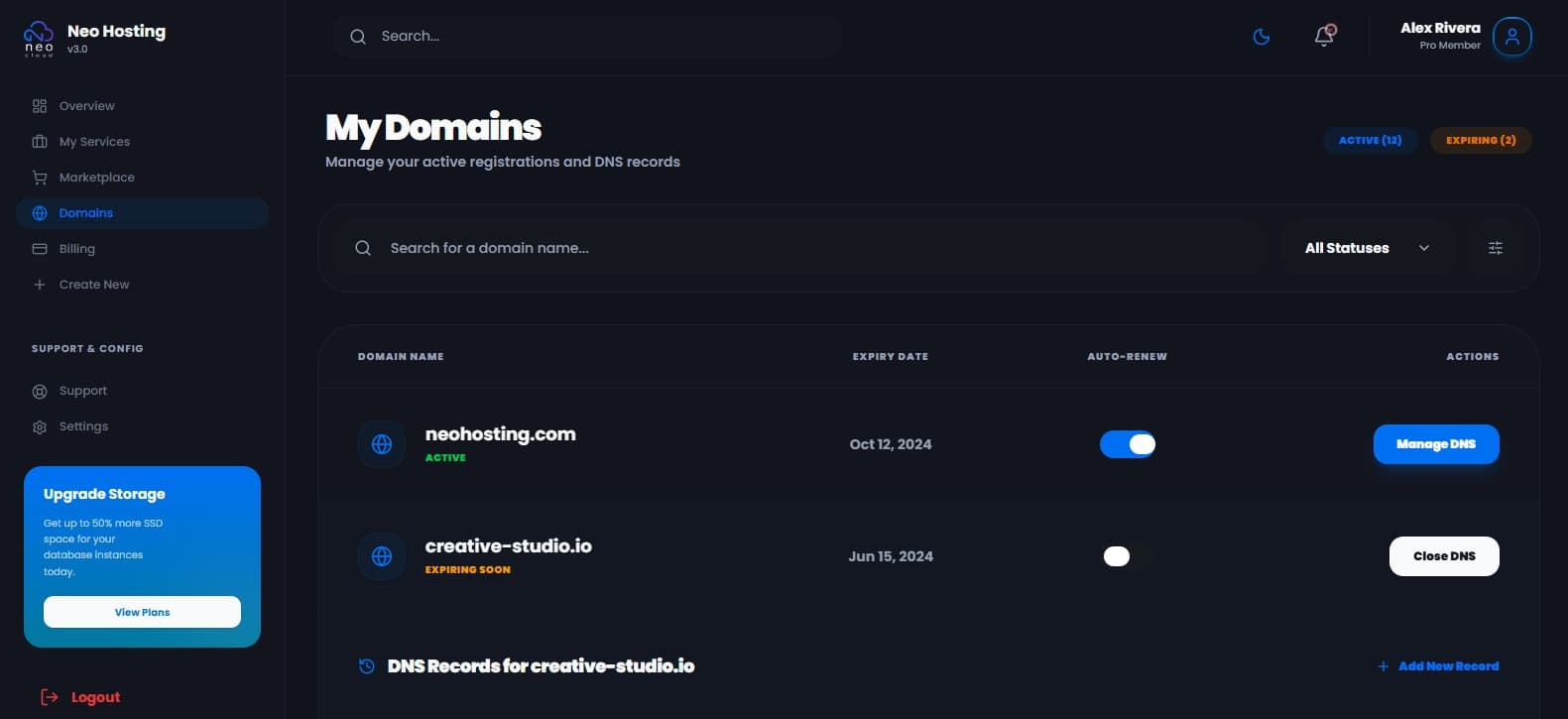 NEO Hosting Platform - 8