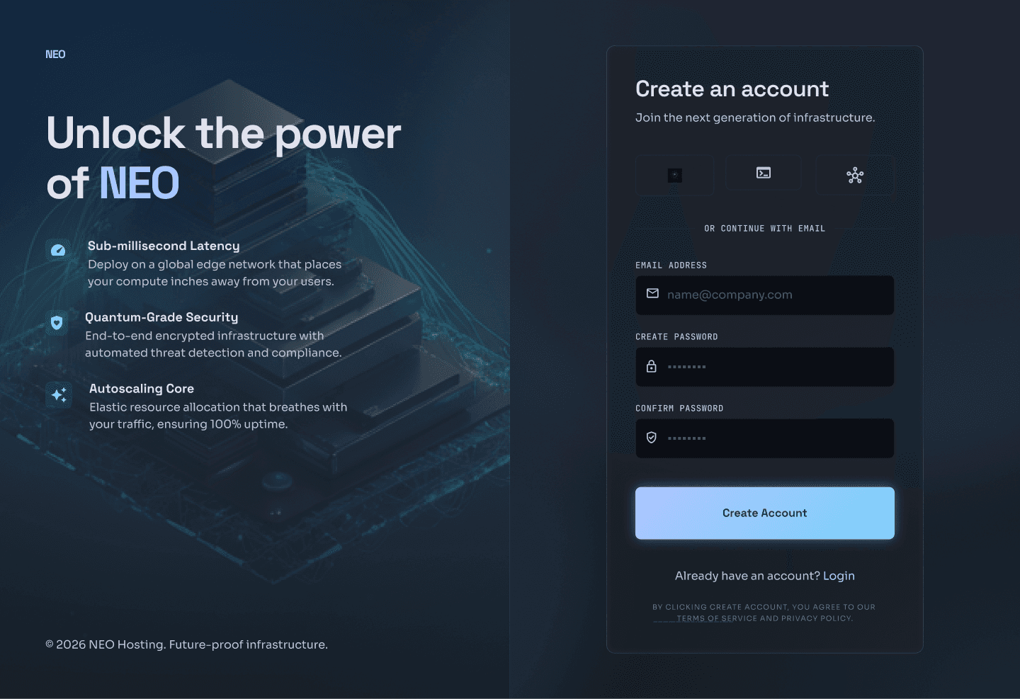 NEO Hosting Platform - 3