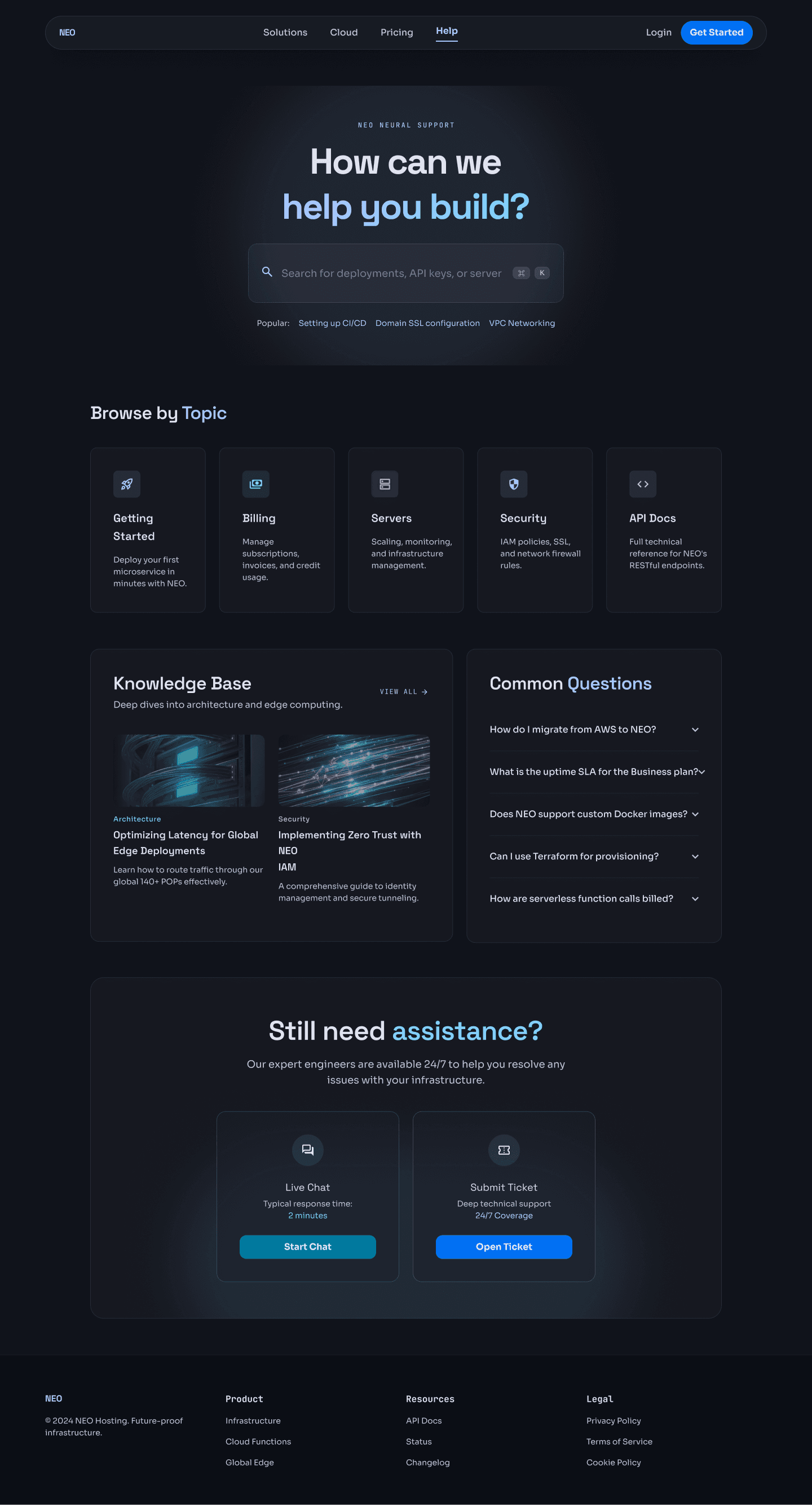 NEO Hosting Platform - 4